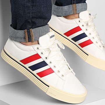 Adidas Sportswear - Scarpe da ginnastica Daily 4.0 JH6923 Off White Better Scarlet Dark Blue
