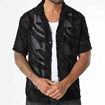 Frilivin - Camicia estiva a maniche corte 087 nero