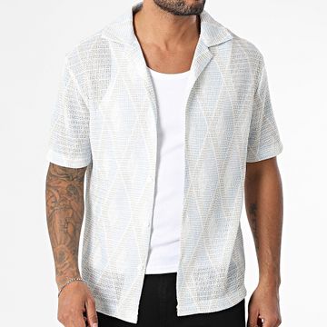 Frilivin - Camicia a maniche corte 072 Azzurro Beige