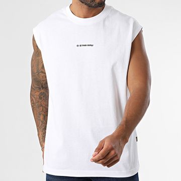 G-Star - Canotta oversize Boxy D26028-C336 Bianco