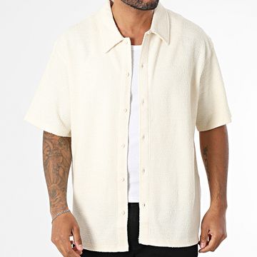 Jack And Jones - Camicia a maniche corte Acapulco Beige