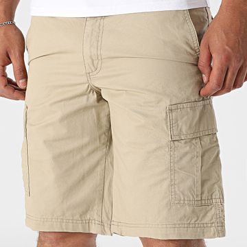JJREBEL - Pantaloncini Carlos Cargo beige