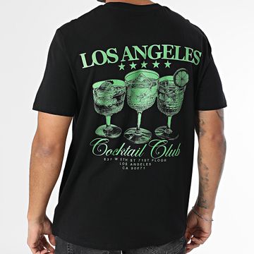 Luxury Lovers - Maglietta oversize LA Cocktail Club Nero Verde