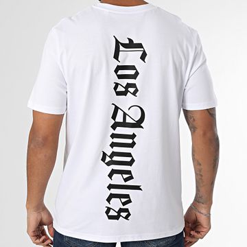 Luxury Lovers - Tee Shirt Oversize Tower Los Angeles Bianco Nero