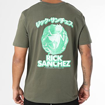 Rick Et Morty - Rick Sanchez - Maglietta oversize verde kaki