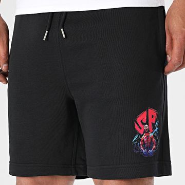 Super Prodige - Pantaloncini da jogging Energie Nero Rosso