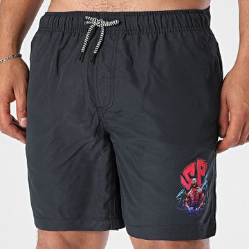Super Prodige - Pantaloncini da bagno Energie Nero Rosso
