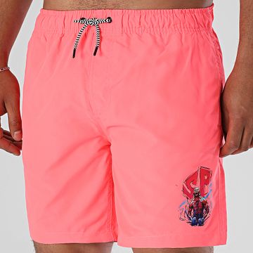 Super Prodige - Pantaloncini da bagno Energie Rosa Rosso Fluo