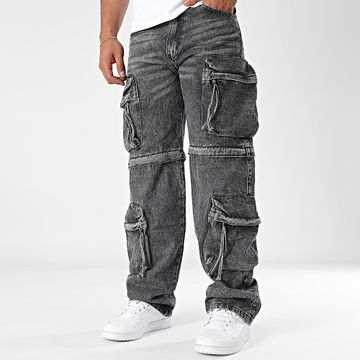 Uniplay - Pantaloni Cargo Jean 246 Nero