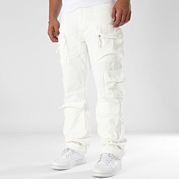 Uniplay - Jean 704 Pantaloni Cargo Bianco