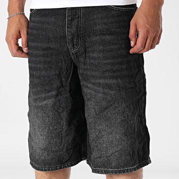 Uniplay - Pantaloncini jeans baggy fit 75G nero