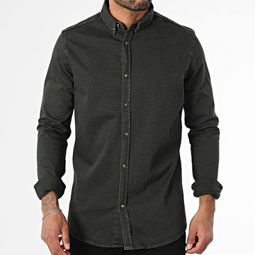 Classic Series - J84 Camicia a maniche lunghe verde scuro