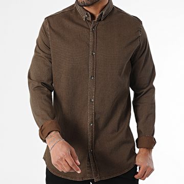 Classic Series - J92 Camicia a maniche lunghe marrone