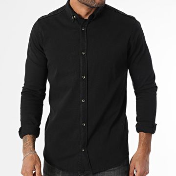 Classic Series - 128 Camicia a maniche lunghe nera