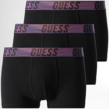 Guess - Set di 3 boxer U5GG13-K6YW1 nero blu navy