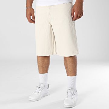 Only And Sons - Carl Balloon Loose Fit Jean Shorts Ecru