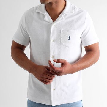 Polo Ralph Lauren - Camicia a maniche corte in spugna bianca Original Player