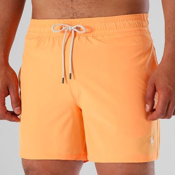 Polo Ralph Lauren - Pantaloncini da bagno Original Player Orange Slim Fit