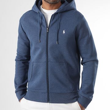 Polo Ralph Lauren - Original Player Felpa con cappuccio e zip blu navy Heather