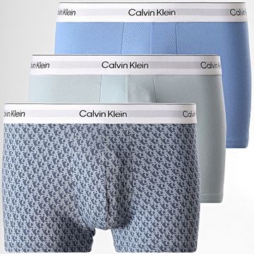 Calvin Klein - Set di 3 boxer LV00NB4392 blu chiaro