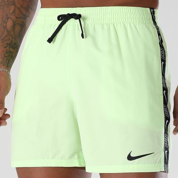 Nike - Nesse 559 Pantaloncini da bagno a fascia verde lime