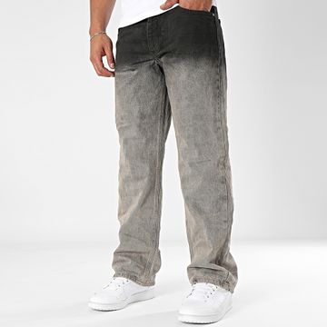 Uniplay - 41G Jeans neri grigi dal taglio rilassato