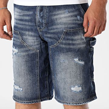 Uniplay - Baggy Fit Jean Short 04B Blu Denim