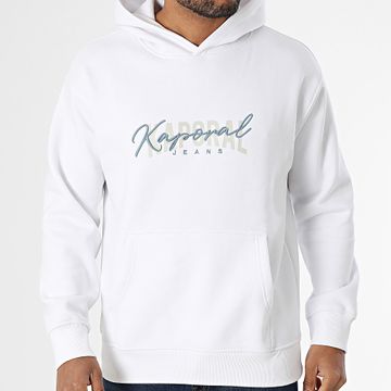 Kaporal - Felpa con cappuccio Jankom Bianco