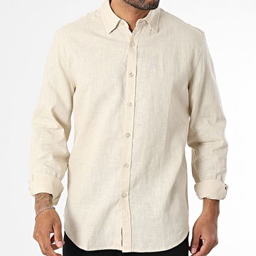 MTX - 122 Camicia a maniche lunghe beige