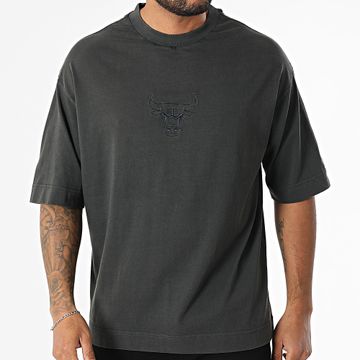 New Era - Maglietta oversize Large NBA Washed Box Chicago Bulls 60667860 Nero