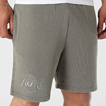 New Era - Pantaloncini da jogging dei Los Angeles Lakers 60667878 Verde kaki