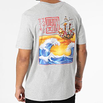 One Piece - Kanagawa - Maglietta oversize grigio erica