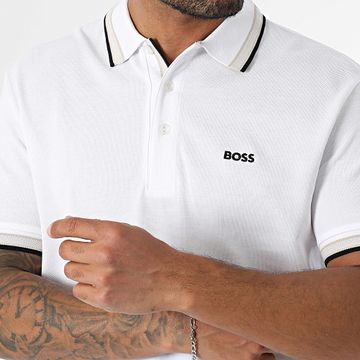 BOSS - Polo a maniche corte Paddy 50469055 Bianco