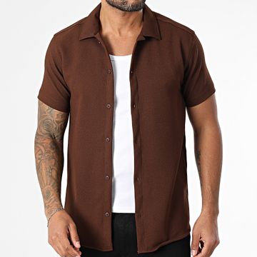 Classic Series - 476 Camicia a maniche corte marrone