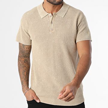 MTX - 551 Polo a maniche corte in maglia beige
