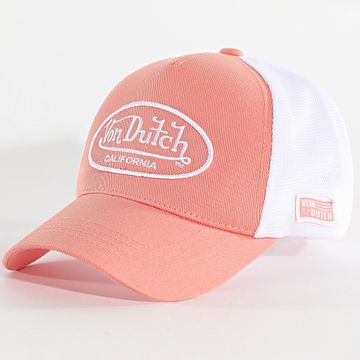 Von Dutch - Cappello Trucker Lof Rosa Bianco