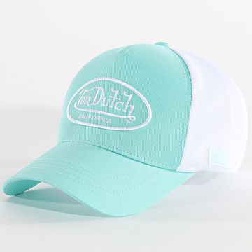 Von Dutch - Cappellino blu turchese bianco Trucker Lof