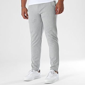 2Y Premium - Pantaloni Chino Slim 020 Grigio erica