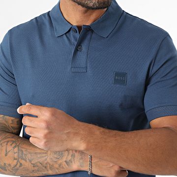 BOSS - Polo Slim Passenger a maniche corte 50507803 Blu navy