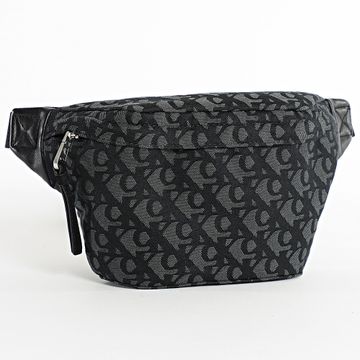 Calvin Klein - Sac Banane Unstructured Monogram 3177 Nero Grigio Antracite