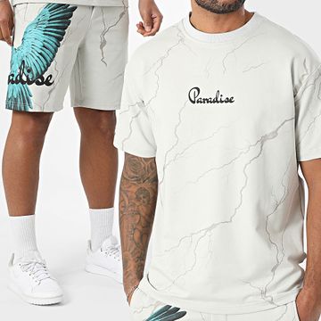 Classic Series - 34T Set di maglietta e pantaloncini da jogging grigio