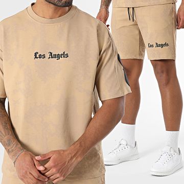 Classic Series - 89T Cammello Set di maglietta e pantaloncini da jogging