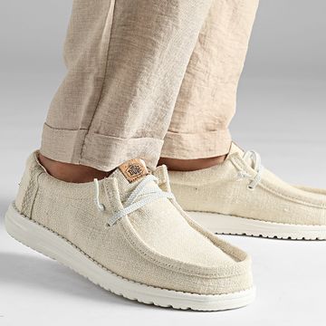 Hey Dude - Mocassini Wally Jute Egret