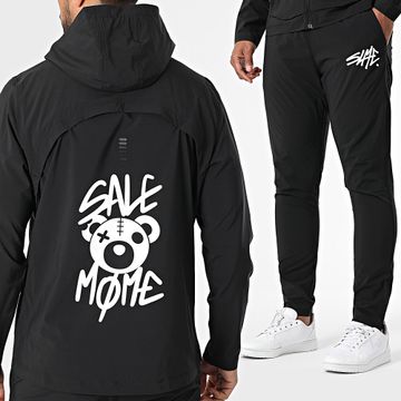 Sale Môme Paris - Tuta da ginnastica street bianca e nera