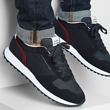 Tommy Hilfiger - Nuove scarpe da ginnastica Eva Runner Summer Nylon Pop 5427 Desert Sky