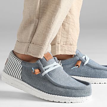 Hey Dude - Mocassini Wally Funk Nu Prep Denim sbiadito Blazer navy