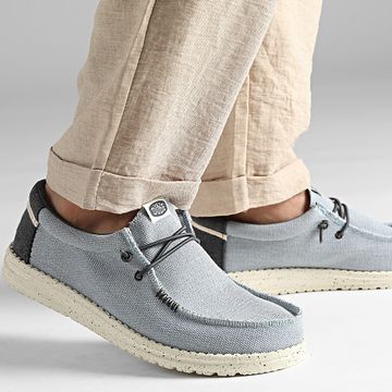 Hey Dude - Mocassini Wally Coastline Jute Stone White