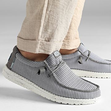Hey Dude - Mocassini Wally Sport Mesh Grigio