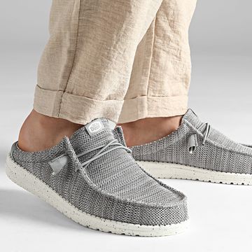 Hey Dude - Mocassini Wally Slip Stretch Sox Granite Grey