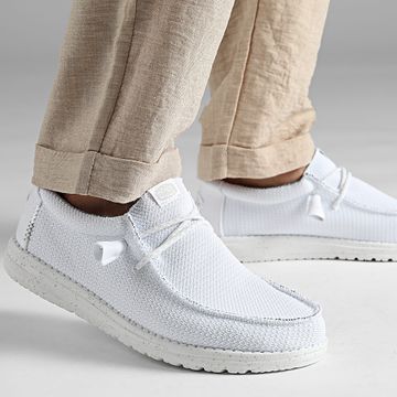 Hey Dude - Mocassini Wally Sport Mesh White